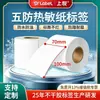 Papel Térmico Prova de Cinco Fatores 70*100 Versão Vertical Adesivo para Alimentos Congelados Papel de Impressão Autoadesivo Térmico Papel de Etiqueta Prova de Cinco Fatores