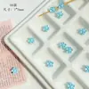 Flor de cerezo dulce estilo japonés Aleación Colorido Pequeño Mini DIY Pulsera Cadena de teléfono Accesorio Colgante Cuentas Sueltas Joyería