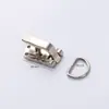 Botões de Metal para Casaco de Pelo de Vison com Diamantes, Gancho Especial para Roupas de Pelo de Luxo Femininas, Botões de Bico de Pato em Couro