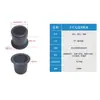 Tubo de Papel de 3 pulgadas Tapón de Plástico Protector Redondo de Plástico de 76 mm Tapa de Pared Tapa de Tubo de Papel Tapa Protectora Cabeza