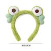 Novo bonito rã pequeno rosto lavagem headband faixa de cabelo alta Skull top outono e inverno pelúcia desenhos animados engraçados cross-border acessórios de cabelo