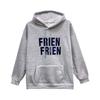 Sudadera de Mujer Gruesa con Forro Polar Nueva Otoño e Invierno Estampado de Alfabeto Japonés y Coreano Estudiante Holgada Talla Extra Jersey Manga Larga con Capucha