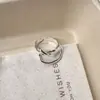 Anillo Irregular Trenzado Exagerado y Único para Mujer, Diseño de Nicho, Anillo Abierto Elegante y Versátil para Mujer