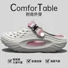 Sapatos furados masculinos 2026 verão exterior antiderrapantes resistentes ao desgaste chinelos de bico fechado uso duplo para dirigir com sensação macia sandálias de praia