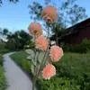 Arreglo artificial de flores de margarita de 5 cabezas, accesorios florales de boda, decoración de salón de bodas, flores de seda de diente de león, margaritas de bola pequeña
