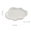 Bandeja de Almacenamiento de Joyería Minimalista con Forma de Nube de Lujo Nórdico, Exhibidor de Perfumes de Gama Alta, Adorno para Almacenamiento de Llaves en la Entrada