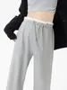 Pantalones de maternidad otoño e invierno ropa exterior cintura baja mujeres embarazadas pantalones de pierna ancha holgados talla grande petite pantalones casuales forro polar ropa de maternidad