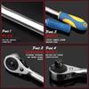 Fabricante Venta al por Mayor Llave de Carraca 1/2 12.5 mm Rápida Mango de Vinilo Llave de Manillar Herramienta de Reparación Automotriz