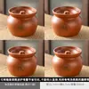Panela de Cerâmica com Tampa para Cozinhar Sopa Lentamente, Panela de Ensopado com Vedação de Água, Panela de Sopa para Uso Doméstico, Lanche Shaixian, Jiangxi, Panela de Barro para Porção Individual