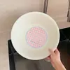 Set de tocador rosa para niñas, cubo para dormitorio de estudiantes, lavabo, cesta de baño, artículos de tocador, cubo de plástico grueso y resistente