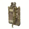 Stock transfronterizo de nailon 1000D Molle individual para cargador AK762/556 más 9mm