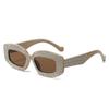 Nuevas Gafas de Sol Bling Transfronterizas, Gafas de Sol Personalizadas para Vacaciones de Mujer, Gafas de Sol Ojo de Gato Multicolor con Pedrería