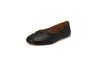 Zapatos de Piel de Cordero con Punta Dividida, Boca Baja, Modelo Nuevo Verano 2026, Completamente de Piel, Zapatos Planos Rojos de Una Sola Pieza para Mujer, Cómodos Zapatos de Herradura, Zapatos de Pezuña de Cerdo