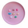 12 zodiaco oveja conejo rana animal pequeño accesorios de resina funda para teléfono móvil accesorios para el cabello taza accesorios diy