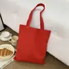 Bolsas Tote de Lona Coloridas Lisas no Atacado em Estoque, Sacolas de Lona Estampadas para Compras, Bolsas Tote de Lona Ecológicas de Alta Qualidade