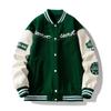 Jaqueta de beisebol japonesa moda primavera marca ins carta impressão casal estudante casual solto jaqueta masculina top