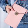 Directo de fábrica moda para mujer hebilla de candado bandolera cuero PU pantalla táctil billetera para teléfono móvil billetera pequeña de estudiante retro para mujer