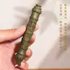 Caneta Wenchang de Sândalo Verde, Pingente com Cabo de Madeira, Enfeites de Sândalo Esculpido, Fabricantes Culturais e Artesanais
