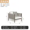 Sofá de Exterior Silla de Mimbre de Ocio Silla de Mimbre para Exterior Jardín Terraza Nórdico Madera Maciza Muebles de Mimbre Juego de Sofás para Balcón Exterior