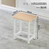 Taburete de silla simple, engrosado, para dormitorio, para estudiantes, para entrenamiento, taburete cuadrado simple, taburete de comedor, taburete de color para el hogar, taburete alto para adultos