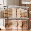 Caja de Almacenamiento para el Hogar Plástico Transparente Gran Capacidad Engrosado A Prueba de Polvo Dormitorio Ropa Edredón Caja de Almacenamiento Caja de Almacenamiento para Artículos Varios