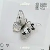 Presilha de Cabelo Fofa de Gatinho com Glitter Desenho Animado para Mulheres Crianças Versátil Menina Grampo Lateral Presilha Jacaré Grampo de Cabelo Acessórios de Cabelo