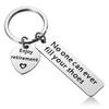Llavero sencillo transfronterizo europeo y americano con letras en inglés, llavero de aleación, colgante para bolso, llavero de coche, accesorios