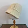 Chapéu de Crochê com Babados e Aba Larga para Cobrir o Rosto, Faz o Rosto Parecer Menor, Versátil para Outono e Inverno, Chapéu de Lã Vintage para Mulheres