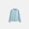 Nuevo cárdigan casual de cáñamo Sorona para mujer de otoño, top simple y suave FSY60996