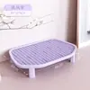 Alfombrilla de control de arena de doble capa para caja de arena de gato, evita que la arena se salga, alfombrilla elevada para que los gatos se froten las patas, accesorios para mascotas