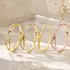 Selección transfronteriza de pulseras de acero inoxidable con diamantes, patrón romano de cruz anudada, joyería versátil de nicho para mujer