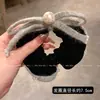 Goma elástica para el pelo de terciopelo estilo coreano con lazo - Goma para el pelo de chica dulce