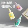 Pegamento Blanco de Color con Aroma Deli JS154/155 para Manualidades Artísticas de Estudiantes y Niños Pegamento de Látex Blanco