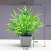 Punto Nuevo Bonsái Plantas de Decoración para el Hogar Pequeños Adornos Flores Artificiales Plantas Verdes Plantas en Maceta Flores Artificiales Fábrica Venta al Por Mayor
