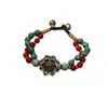 Nueva pulsera tibetana vintage nepalesa, nuevos accesorios de pulsera tejida hecha a mano estilo chino, venta al por mayor para atracciones turísticas