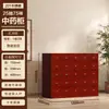 Acero Inoxidable 304 Gabinete Madera Maciza Transferencia de Veta de Madera Pequeño Gabinete de Medicina para el Hogar Lámina de Acero Lámina de Hierro de Segunda Mano Revestimiento Interior