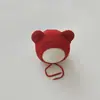 Gorros para Bebé Qiunan Otoño e Invierno 2026 Nuevo Estilo Ins Gorros de Punto con Orejeras para Niños Lindos Gorros de Lana para Bebé Venta al por Mayor