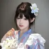 Horquilla con flor de Super Hada para mujer, accesorio para el cabello con flequillo fresco y clip lateral, estilo dulce Mori, horquilla para el cabello estilo festivo, tocado
