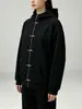 Moletom com Capuz e Fivela de Metal High Street Americano para Mulheres Cardigan Jaqueta Aberta com Zíper Design de Nicho Moletom