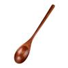 Cuchara de madera de mango largo de estilo japonés, tenedor de madera, línea de bobinado, cuchara de madera, cuchara de sopa, vajilla de madera maciza, venta al por mayor de fábrica cm