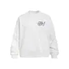 Camiseta suelta de manga larga con estampado de letras para hombre, estilo primavera y otoño, top versátil casual de alta calle americana estilo perezoso con cuello redondo