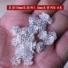 Xizang suporte de conta torus de prata tampa de flor espaçador de prata pulseira de miçangas DIY feita à mão colar material para joias acessórios de prata