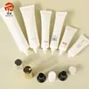 Tubo Cosmético com Bico Pontudo de 100ml para Creme para Olhos, Impressão Offset e Serigrafia, Tubo Dispensador, Material de Embalagem para Tubo de Limpador Facial Cosmético