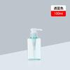 Botella Cuadrada de 100 ml con Bomba de Fábrica en Stock para Loción, Desinfectante de Manos de Pared Gruesa, Botella Dispensadora de Champú con Cabezal de Bomba