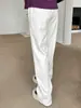 Pantalones Casuales Cálidos de Mezcla de Lana con Forro de Polar para Mujer Talla Grande, Nuevo Estilo de Invierno, Pantalones de Pierna Ancha Suaves y con Caída 413632