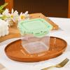 Envío Gratis Mu Si Caja de Pastel de Melaleuca Caja de Embalaje Fruta Pesca Caja de Embalaje Tiramisú Almacenamiento Leche de Soya Reciclable