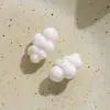 Pingente de Nuvem Perfurada 3D em Acrílico Estilo Princesa Fofinha Brincos DIY para Acessórios Femininos