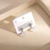 Brincos de Aço Inoxidável Geométricos Transfronteiriços Europeus e Americanos para Mulheres, Exquisitos e Únicos, Modernos, de Nicho, Versáteis, Design Simples