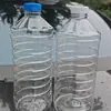 Garrafa de água de vidro para carro de 1,8 litros 2,0 litros garrafa de água de vidro 1,5L pet transparente plástico garrafa de água de plástico