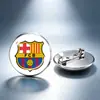 Insignia de Cristal del Logotipo del Equipo de Fútbol Europeo Gema de Tiempo Broche de Metal Real Madrid Barcel Pines para Ropa Se puede hacer
